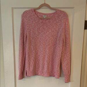 J. Crew Soft Pink Knit Pullover
